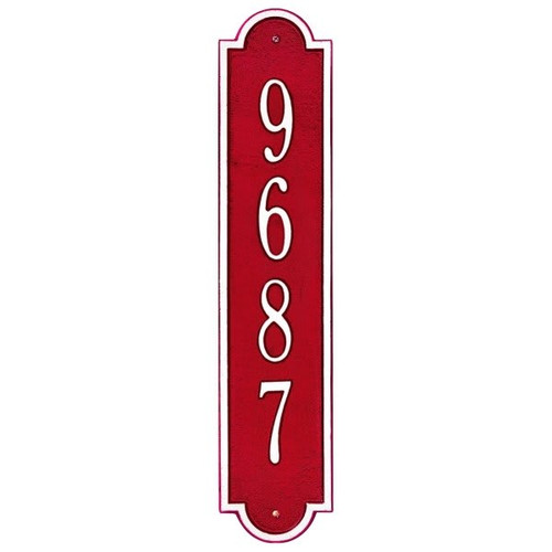 Custom Vertical Column Plaque Standard Wall, Non-Reflective,