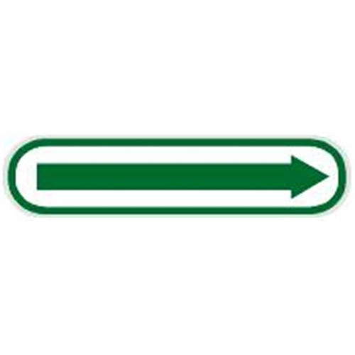 Directional Arrow Dimensional Sign, Custom Color, 24 X 6-1/2