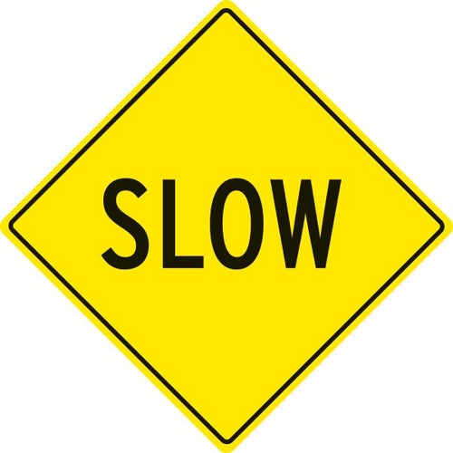 Slow Sign, High Intensity, 24 X 24