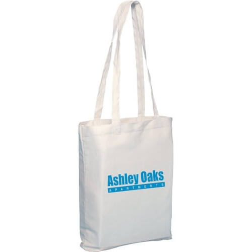 Custom Tote Bag, Natural Color Bag With 1 Color Imprint,15" X 15" X 3"