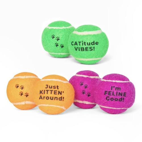 Amenity Services Cat Tennis Ball Case Of 25