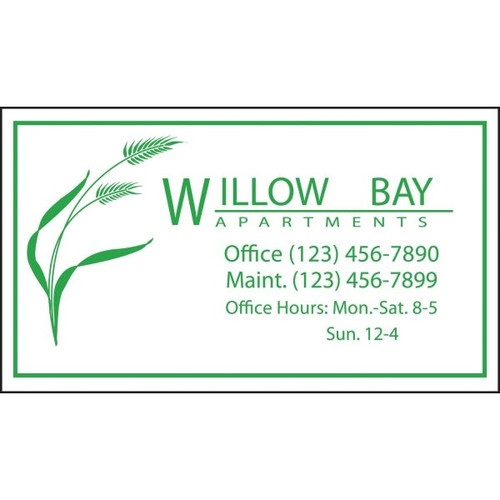 Custom Magnet, 3-1/2 X 2 Business Card Package Of 100