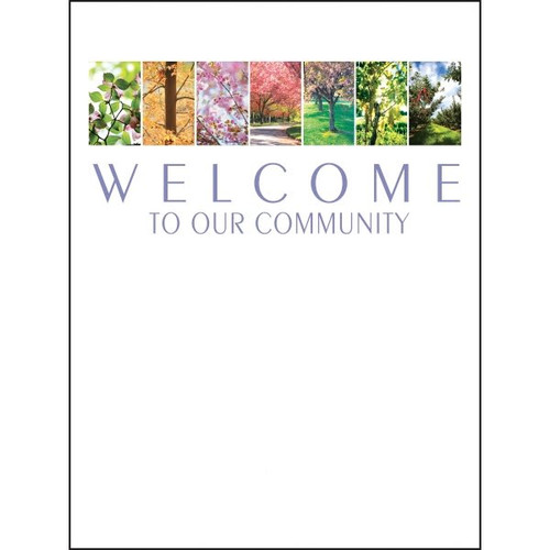 Personalized Welcome Folders, Four Seasons Design Package Of 100