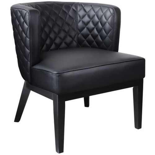 Boss Office Products Ava Quilted Accent Chair Black