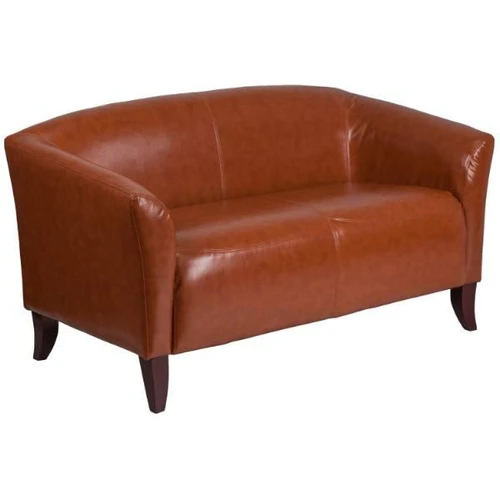 Flash Furniture Hercules Imperial Series Cognac Leather Loveseat