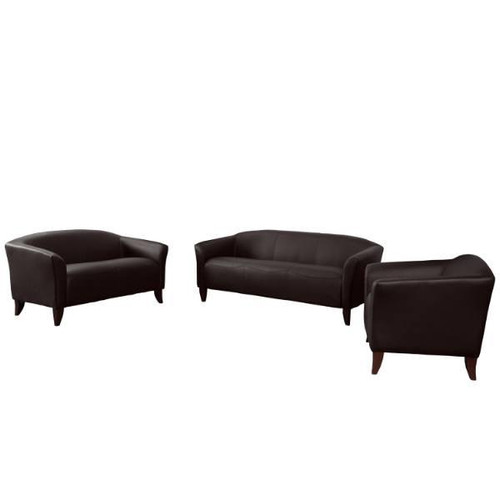 Flash Furniture Hercules Imperial Series Reception Set In Brown
