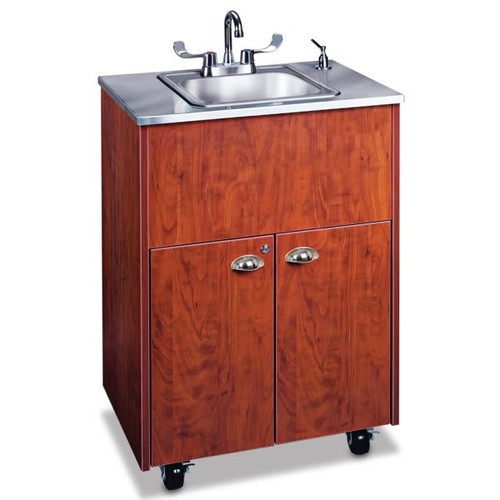 Forbes Handwashing Cart, Laminate Cabinet