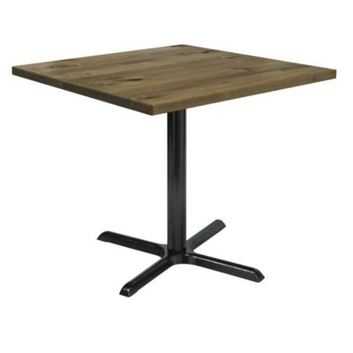 Kfi Seating Urban Loft 42 X 42x 29 In Square Vintage Wood Break Room Table