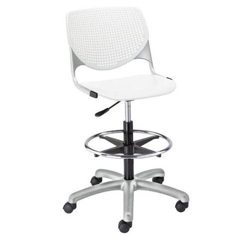 Kfi Seating Kool Drafting Stool, White