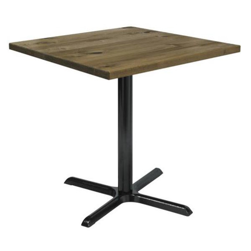 Kfi Seating Urban Loft 36 Square Vintage Wood Break Room Table, Natural