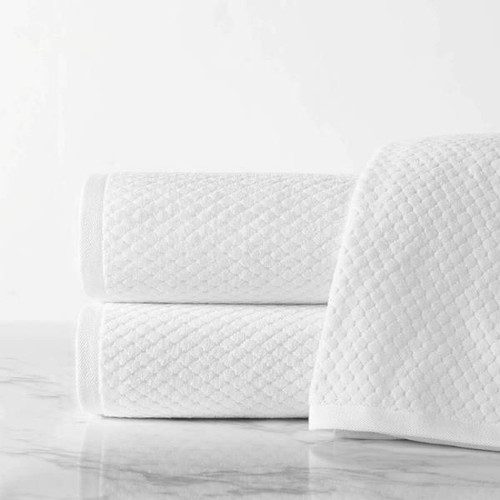 1888 Mills Aura Spa Collection Bath Sheet 40x70 Inch, White, Case Of 12