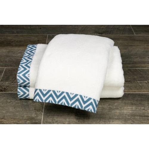 1888 Mills Aura Spa Collection Bath Sheet 40x70 Inch, Blue,case Of 12