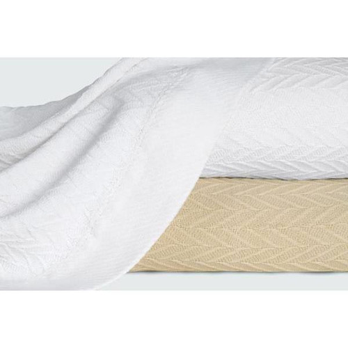 1888 Mills Magnificence 100% Pure Thermal Blanket, Linen, Xl Full,case Of 2