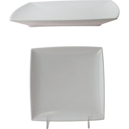 Thunder Group 6" Square Plate 1/2" Deep Package Of 12