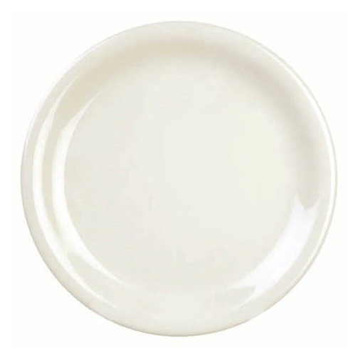Thunder Group 9" Narrow Rim Plate Ivory Package Of 12