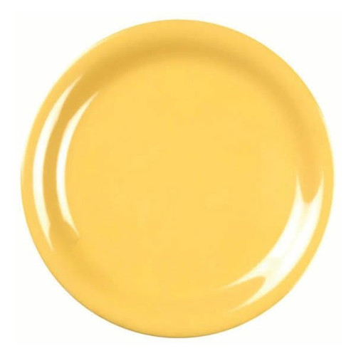 Thunder Group 9" Narrow Rim Plate Yellow Package Of 12