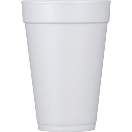 Dart Foam Disposable Cold/Hot Cup, White, Case Of 1,000