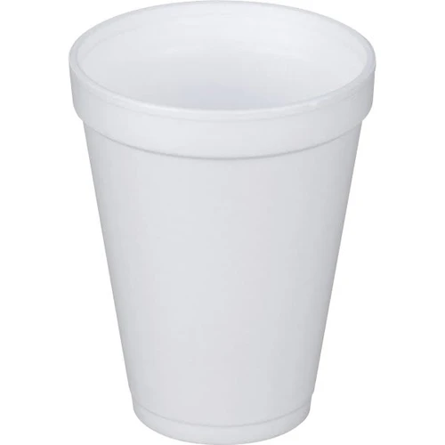 Dart 12 Oz White Foam Disposable Cup, Case Of 1,000
