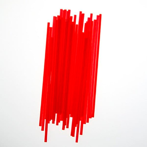 Empress Red Cocktail Unwrapped Straw/stirrer 5.25" Case Of 10,000