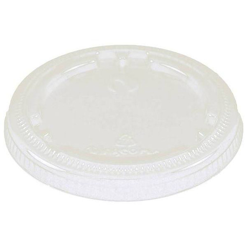 World Centric Fiber Cup Lid, 3.1" Diameter X 0.4"H, Clear, Case Of 1000