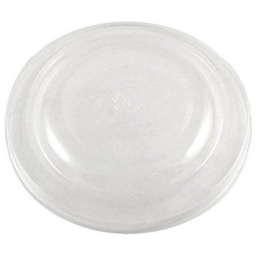 World Centric Fiber Bowl Lid, 7.5" Diameter X 1"H, Clear, Case Of 300