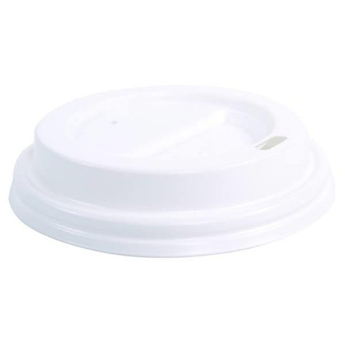 Polystyrene Flat Lid White 10 Oz,  Case Of 1000