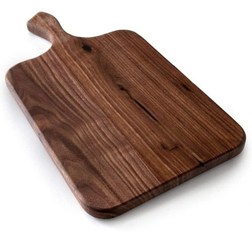 Brazos Organic Oiled Wood Cutting Board/Butcher Block, Dark Walnut, 16x8 In.