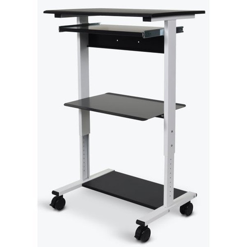 Luxor Three-Shelf Adjustable Stand Up Workstation