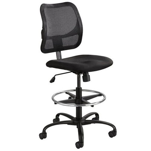 Safco Vue Black Mesh Extended Height Chair