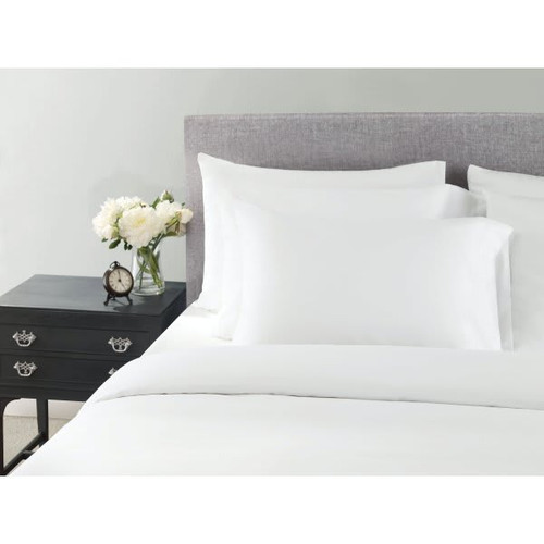 Wynrest Microfiber Pillowcase, King, 43x46", White, Case Of 72
