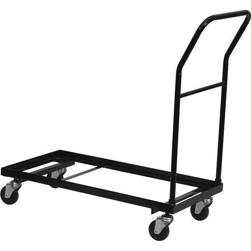 Carnegy Avenue Steel 5-Wheeled Folding Chair Dolly In Black