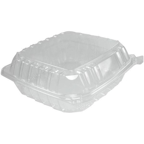 Dart Medium Clearseal Hinged Lid Clear Container Case Of 250