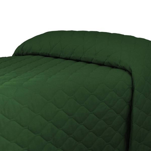 Martex Mainspreads Bedspread In Forest Green Queen 100x118 Throw Style