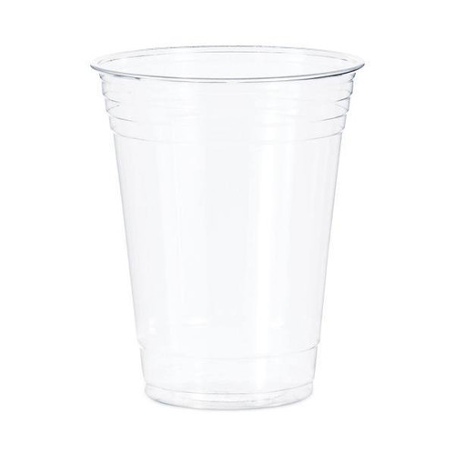 Ultra Clear Pet Cups, Squat, 16 Oz, Plastic, 50/Bag, 20 Bags/Carton