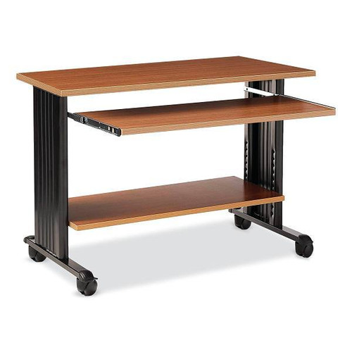 Safco Muv Fixed Height Standing Desk, 35.5" X 22" X 30.5", Cherry
