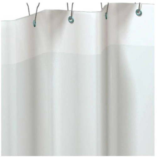 ASI American Specialties, Inc. 72 In. L X 48 In. W 8-Gauge Vinyl Shower Curtain (White)