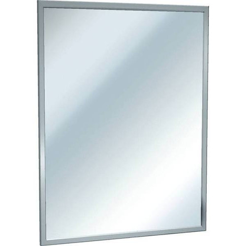 Asi American Specialities, Inc. 18 In. X 30 In. Chan-Lok Bathroom Mirror W/ Stainless Steel Frame