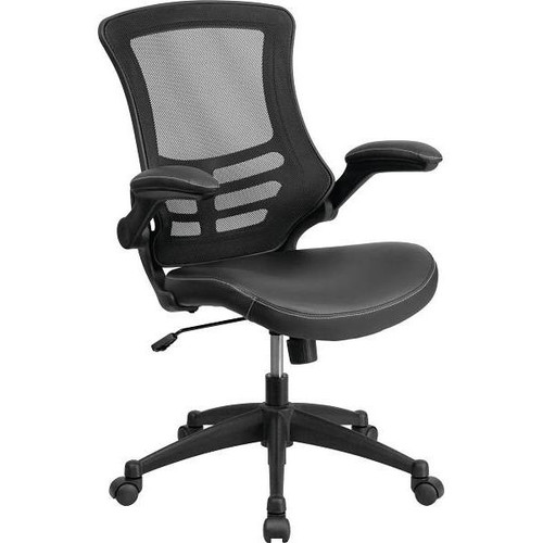 Carnegy Avenue Faux Leather Swivel Office Chair (Black) BLX5MLEA
