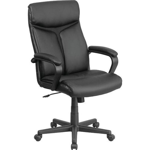 Carnegy Avenue Faux Leather Swivel Office Chair (Black) GO21961