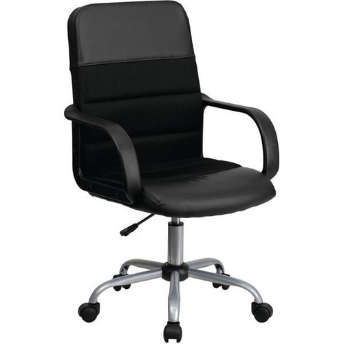 Carnegy Avenue Faux Leather Swivel Office Chair (Black) LFW61B2