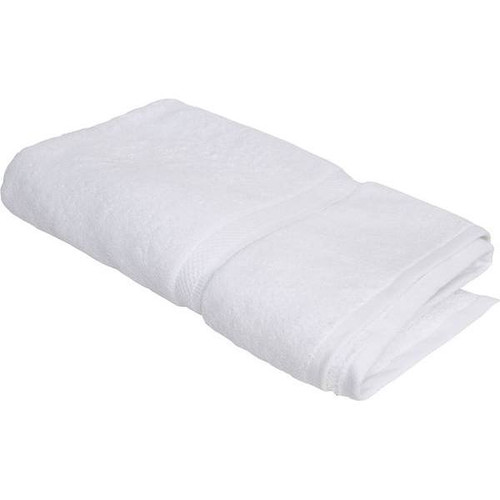 Oxford Imperiale Collection 27 In. X 54 In. White Oxford Dobby Bath Towel (36-Case)