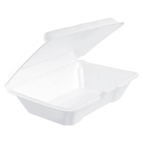 Dart White Lid Container Foam Hinge All Purpose