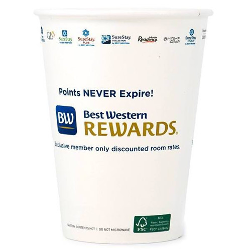 Rdi-Usa Insulated 12oz Paper Cup For Hot Liquids Case Of 1000