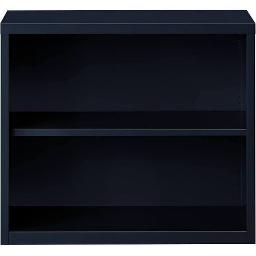 Hirsh 30 " H Black Metal 2-Shelf Standard Bookcase