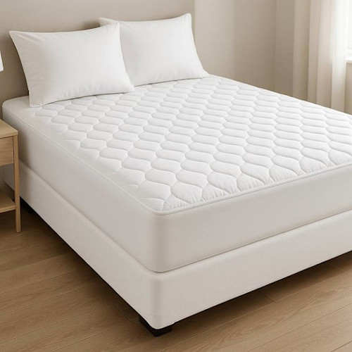 Cotton Bay Classic Queen Mattress Pad Fitted 60x80", Case Of 10