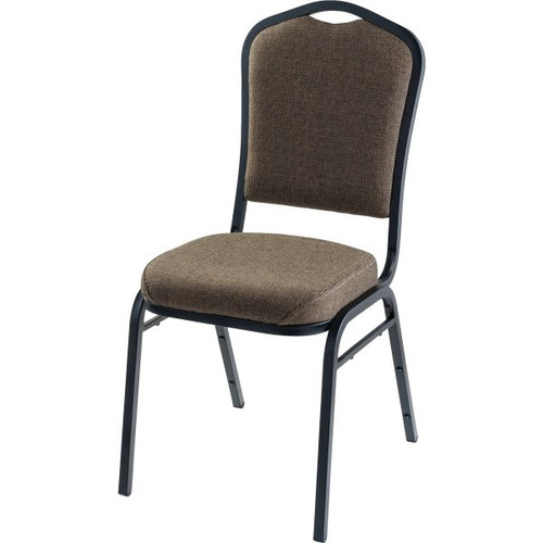 National Public Seating 9350 Series Fabric Stack Chair, Taupe, Package Of 4