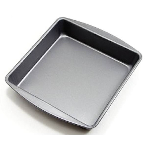 G&s Metal Products Square Baking Pan Durable Steel Non-Stick Package Of 12