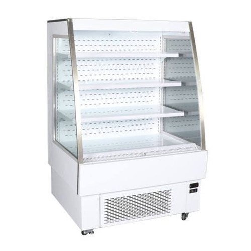 Premium Levella 12.3 Cu. Ft. Open Air Display Case In White