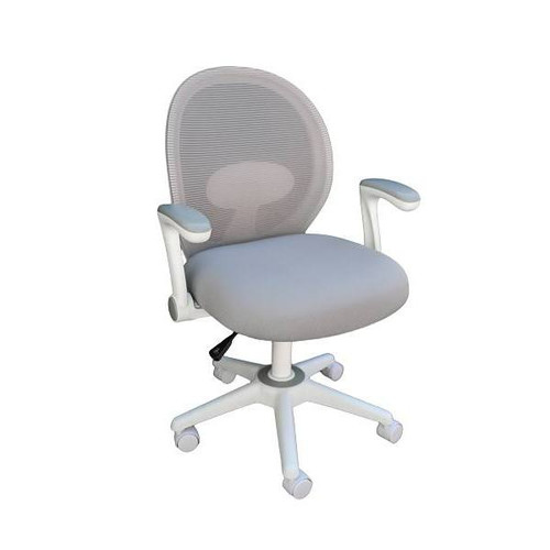 Boss Office Products White Mesh Back Ergonomic Chair Gray/Matching Seat Cushion