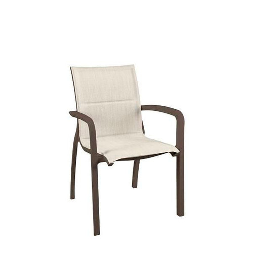 Grosfillex Sunset Comfort Armchair Beige/Fb  Package Of 4